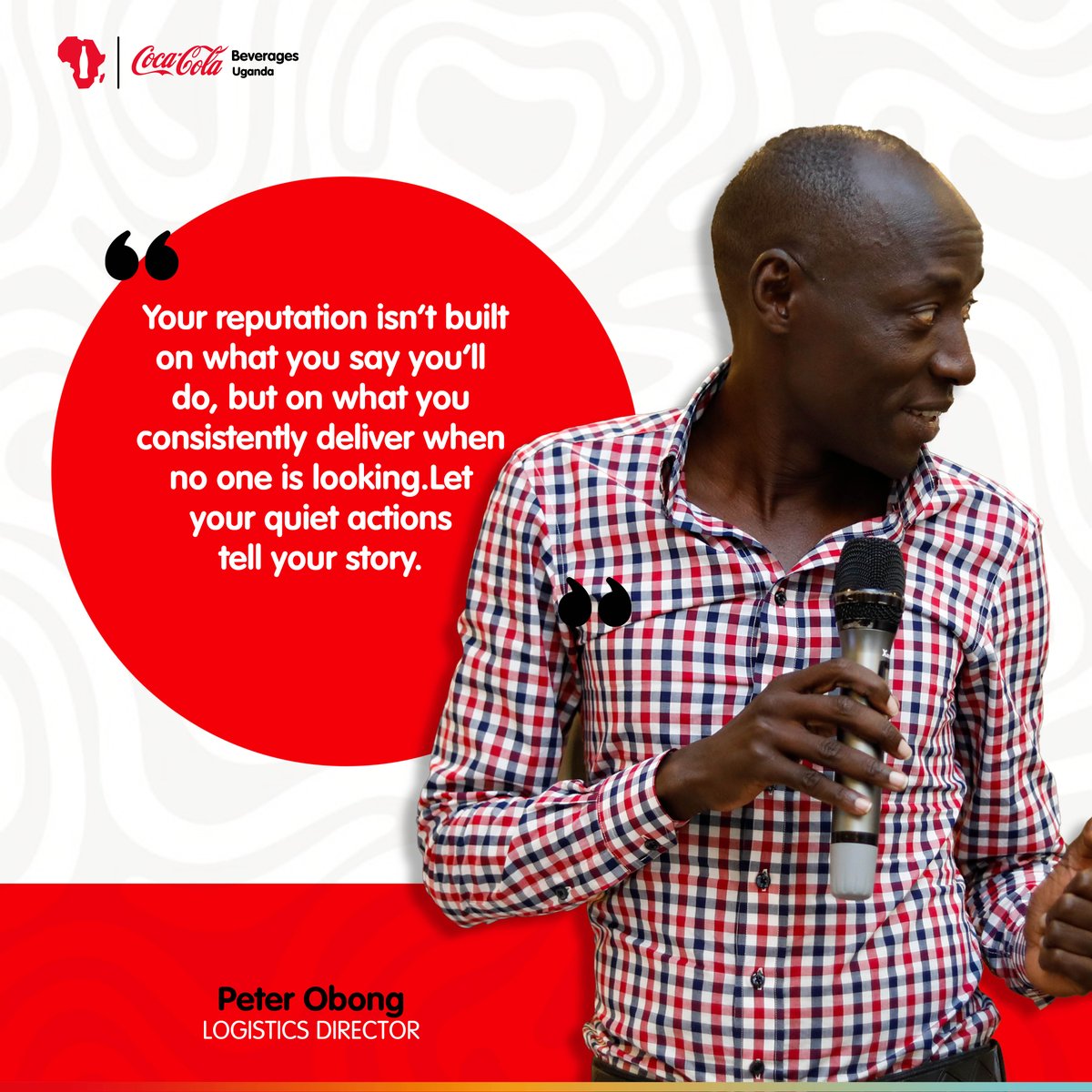CocaColaBevUg's tweet image. This week, let your actions write the story. No need for big announcements just show up, do the work, and let results do the talking. The loudest moves are often made in silence.
#MondayMotivation
#RealMagic
#RefreshUG
#CCBU