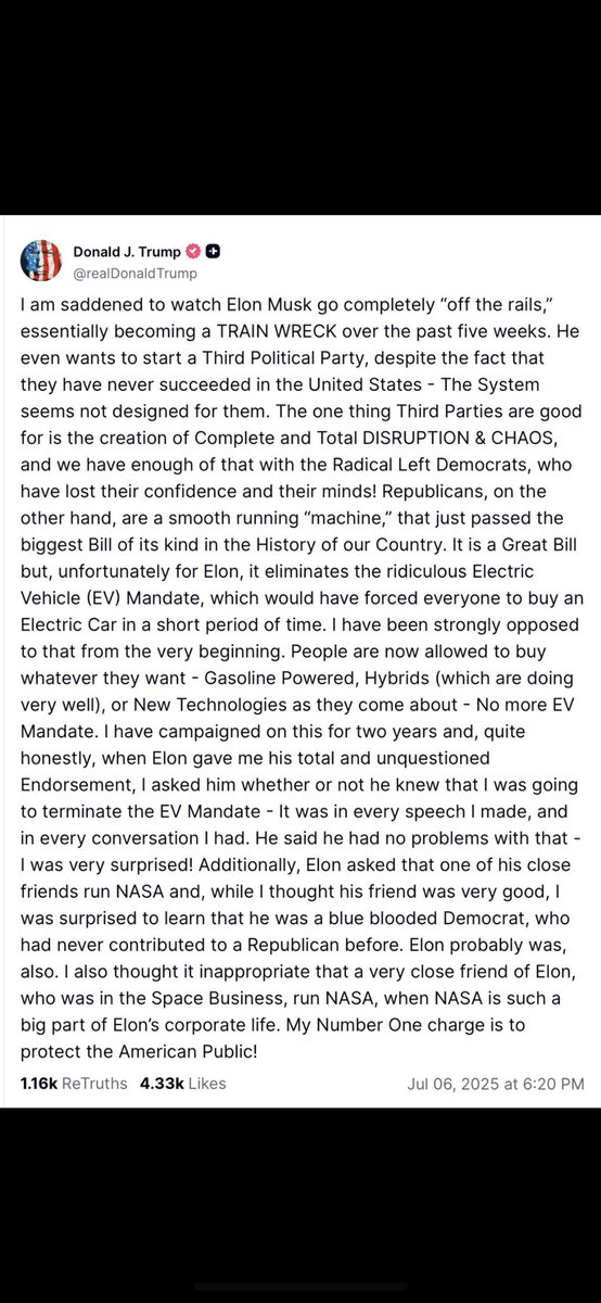 BWay124's tweet image. Historically, splintering and having these fights is a loss for all parties involved.
Without resolution, it would seem the left has found an easy way to divide and conquer the right. Again, historically, the winner of this type of conflict, is the adversary of these men. In…