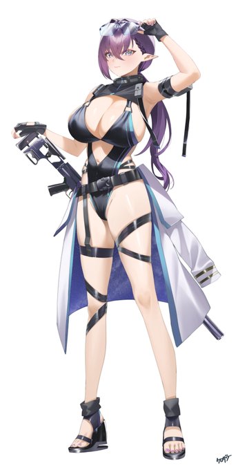 #TT013Art 戰術泳裝真是好東西(っUωUc) 昨晚颱風天停電....沒存到檔早上起來搶救(っUωUc)|||