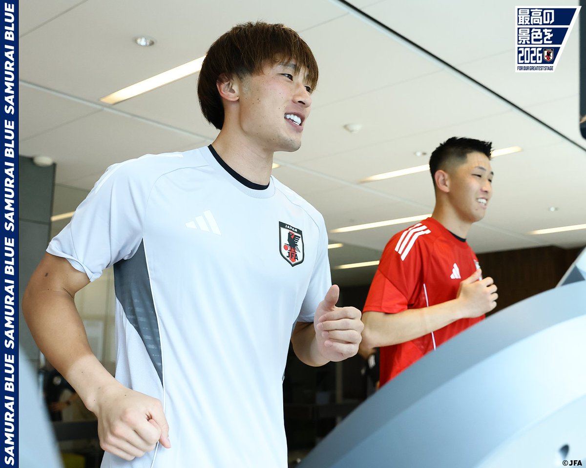 jfa_samuraiblue's tweet photo. 🔹𝗦𝗔𝗠𝗨𝗥𝗔𝗜 𝗕𝗟𝗨𝗘🔹
【2025.7.6 Photo Report①📸】

#E1 に向けて韓国でチーム始動⚽️

🏆東アジアE-1サッカー選手権2025決勝大会 韓国
⚔️第1戦
🗓7.8(火) ⌚️19:24(🇯🇵)
🆚ホンコン・チャイナ代表🇭🇰
🏟Yong-in Mireu Stadium(韓国)
📺フジテレビにて生中継
📱U-NEXT

#最高の景色を #SAMURAIBLUE