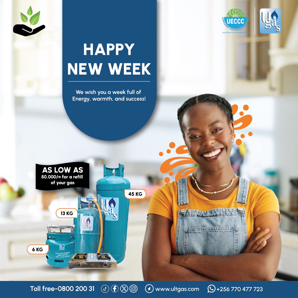 It’s a new week. Thank you for choosing us to fuel your home🤤 #UCEL #ugas #safecooking #cleanenergy♻️