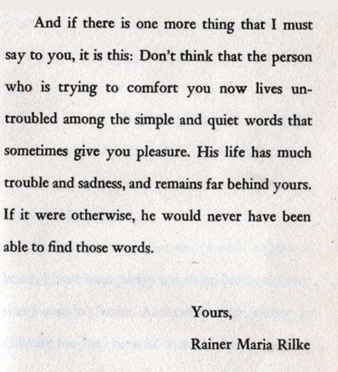 — Rainer Maria Rilke