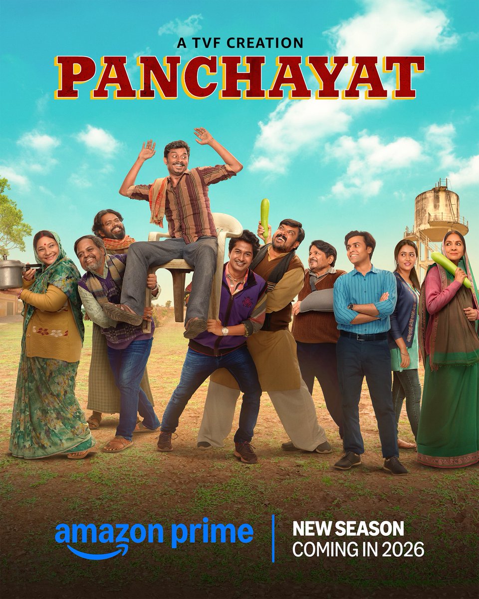 The Viral Fever (@theviralfever) on Twitter photo Hi 5 👋 Phulera wapas aane ki taiyyaari shuru kar lijiye 😌
#PanchayatOnPrime, New Season, Coming Soon
<a href="/PrimeVideoIN/">prime video IN</a> <a href="/TheViralFever/">The Viral Fever</a> <a href="/StephenPoppins/">Deepak Mishra</a> <a href="/chandan_txt/">Chandan</a> <a href="/Akshatspyro/">Akshat Vijaywargiya</a> <a href="/uncle_sherry/">Shreyansh Pandey</a> <a href="/vijaykoshy/">Vijay Koshy</a> <a href="/Farjigulzar/">Jitendra kumar 🤟</a> #RaghubirYadav <a href="/Neenagupta001/">Neena Gupta</a> <a href="/chandanroy77/">CHANDAN ROY</a> <a href="/malikfeb/">faisal malik</a> <a href="/Sanvikka/">Sanvikaa</a> Hi 5 👋 Phulera wapas aane ki taiyyaari shuru kar lijiye 😌
#PanchayatOnPrime, New Season, Coming Soon
<a href="/PrimeVideoIN/">prime video IN</a> <a href="/TheViralFever/">The Viral Fever</a> <a href="/StephenPoppins/">Deepak Mishra</a> <a href="/chandan_txt/">Chandan</a> <a href="/Akshatspyro/">Akshat Vijaywargiya</a> <a href="/uncle_sherry/">Shreyansh Pandey</a> <a href="/vijaykoshy/">Vijay Koshy</a> <a href="/Farjigulzar/">Jitendra kumar 🤟</a> #RaghubirYadav <a href="/Neenagupta001/">Neena Gupta</a> <a href="/chandanroy77/">CHANDAN ROY</a> <a href="/malikfeb/">faisal malik</a> <a href="/Sanvikka/">Sanvikaa</a>