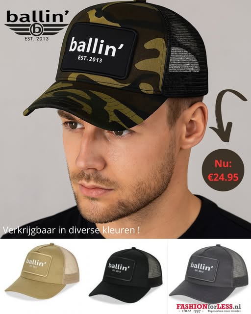 fashionless's tweet photo. 📷 BALLIN MOOD ON 📷
De populaire Ballin Est. 2013 cap is terug  en in meerdere kleuren!
Stijlvol, sportief &amp; unisex , past bij elke outfit, elk seizoen.
📷 Nu verkrijgbaar voor slechts €24,95
📷 Limited stock – dus wees er snel bij!
📷 Shop 'm bij @fashionless https://t.co/srS3RZn5TR