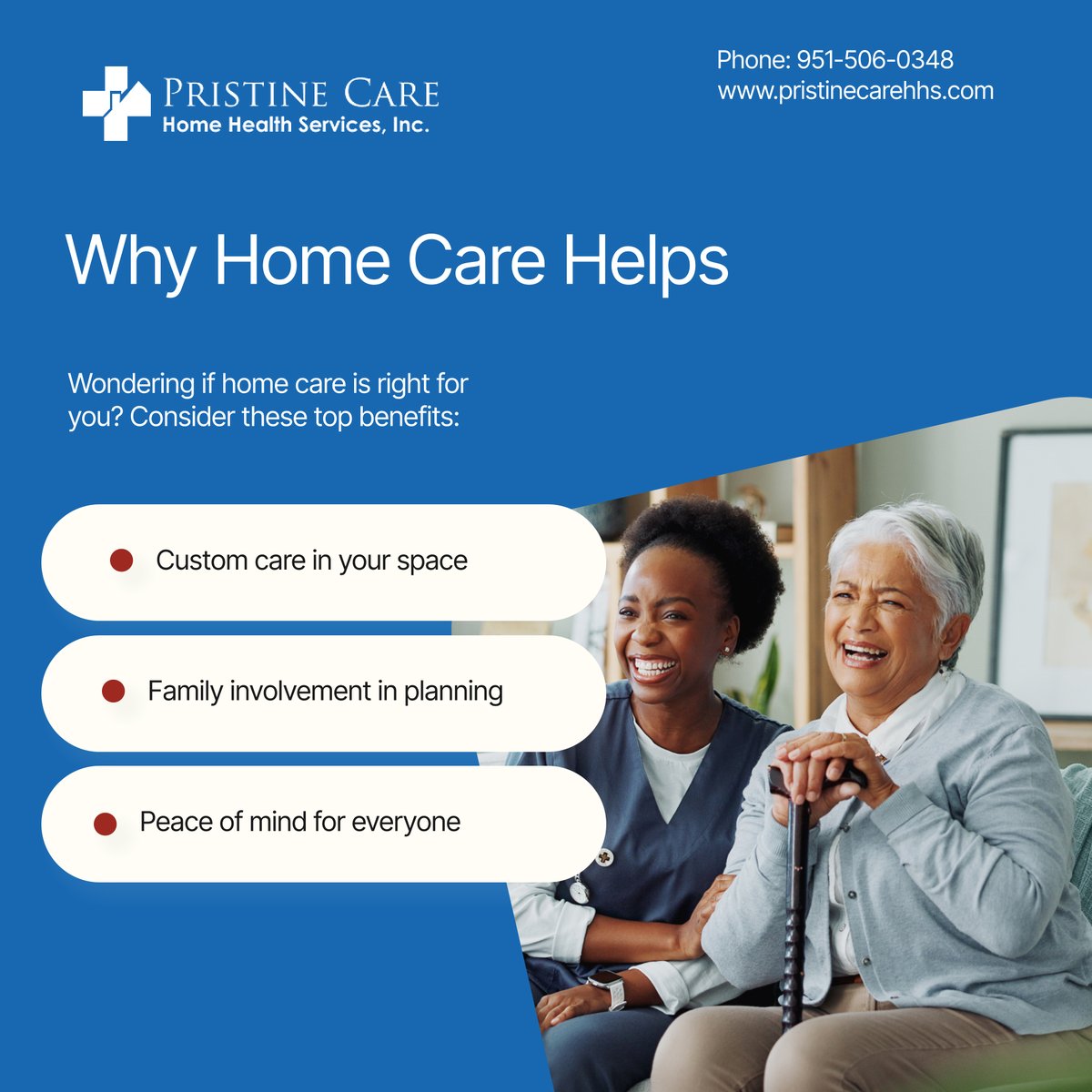 pristinecarehhs's tweet image. 🧠🏠 Home care offers real solutions that work for both patients and families. Feel confident in your care. 

#HomeCare #TemeculaCA #CareSolutions #PeaceOfMind #FeelConfident