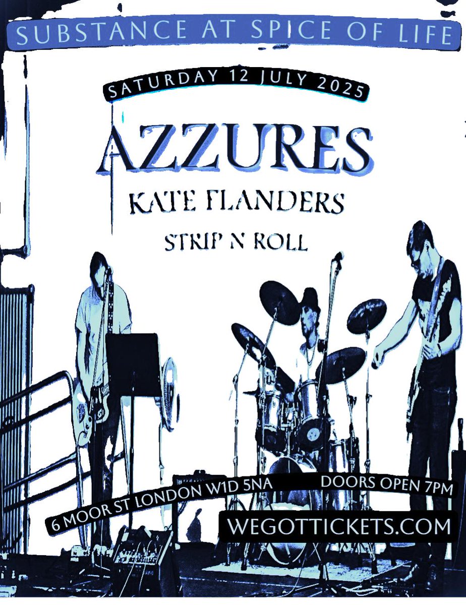 Looking forward to this Saturday's gig @ Spice Of Life in Soho...
Live on stage - 8pm - See you all there!

#kate_flanders_music
#strip_nroll

#thespiceoflifesoho
#wegottickets