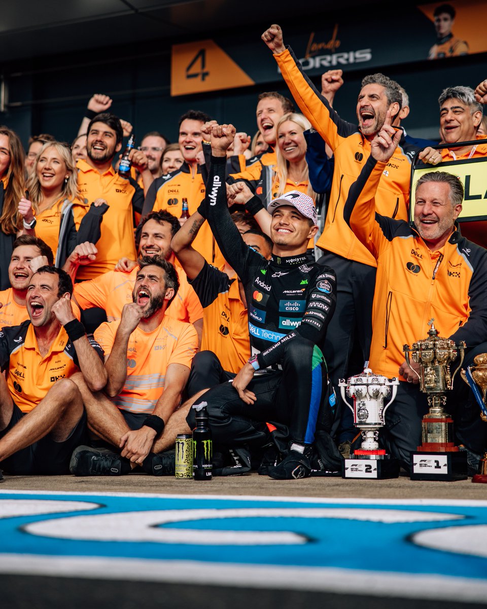 Nothing is more special than a home race victory 😮‍💨👊 <a href="/LandoNorris/">Lando Norris</a> 

#F1 #BritishGP