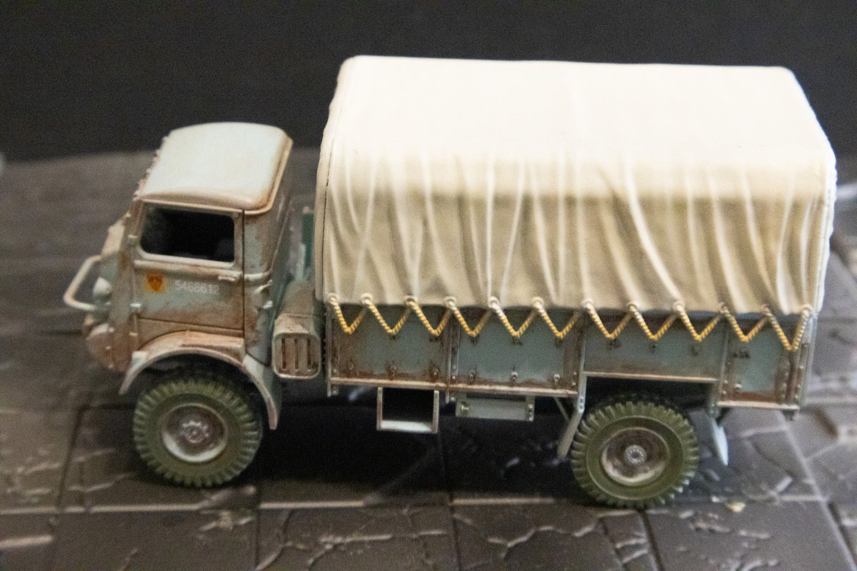 CyanMolds's tweet image. ルビコンモデル イギリス軍 ベッドフォード カーゴトラック完成！🎉