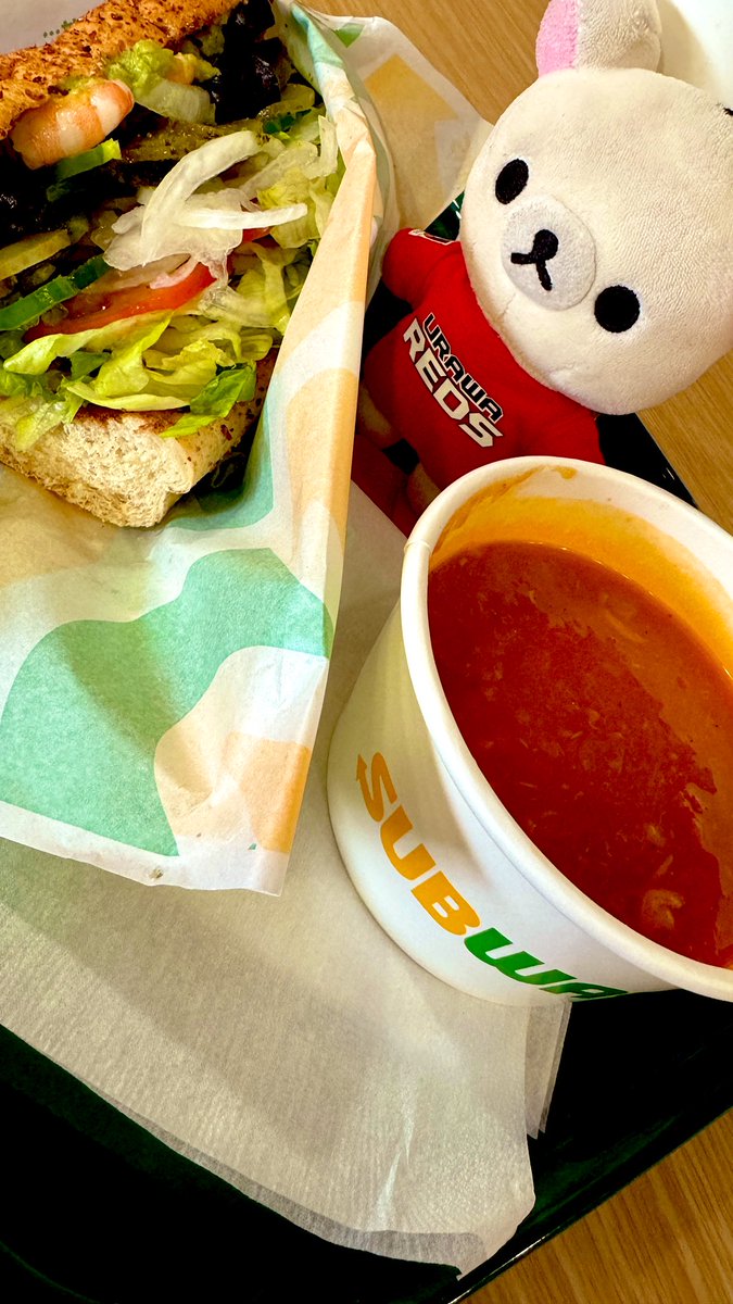 おう、シアトルぶりだな！

 #subway