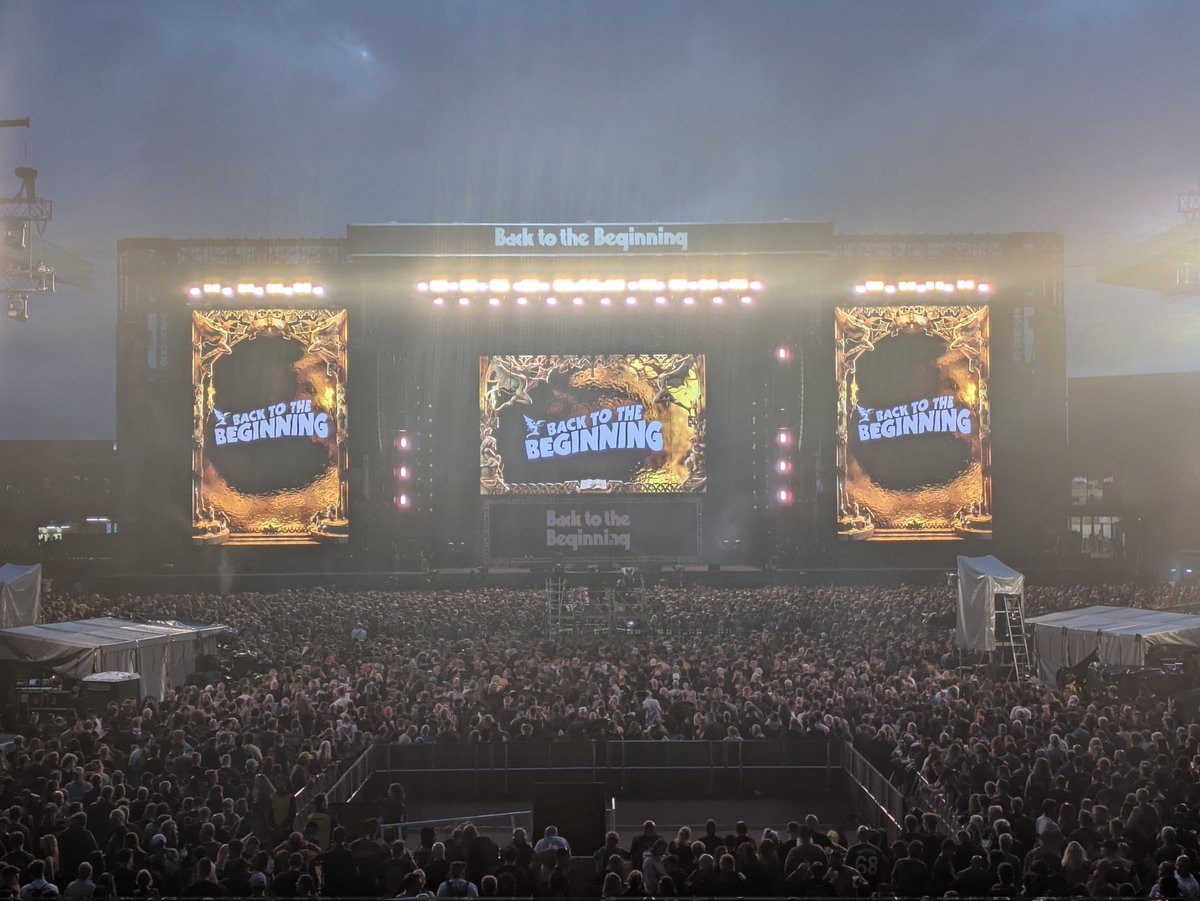 What a show. Such a fitting sendoff for Ozzy and Sabbath and such a powerful feeling seeing so many metal gods on the same stage paying tribute. #BackToTheBeginning