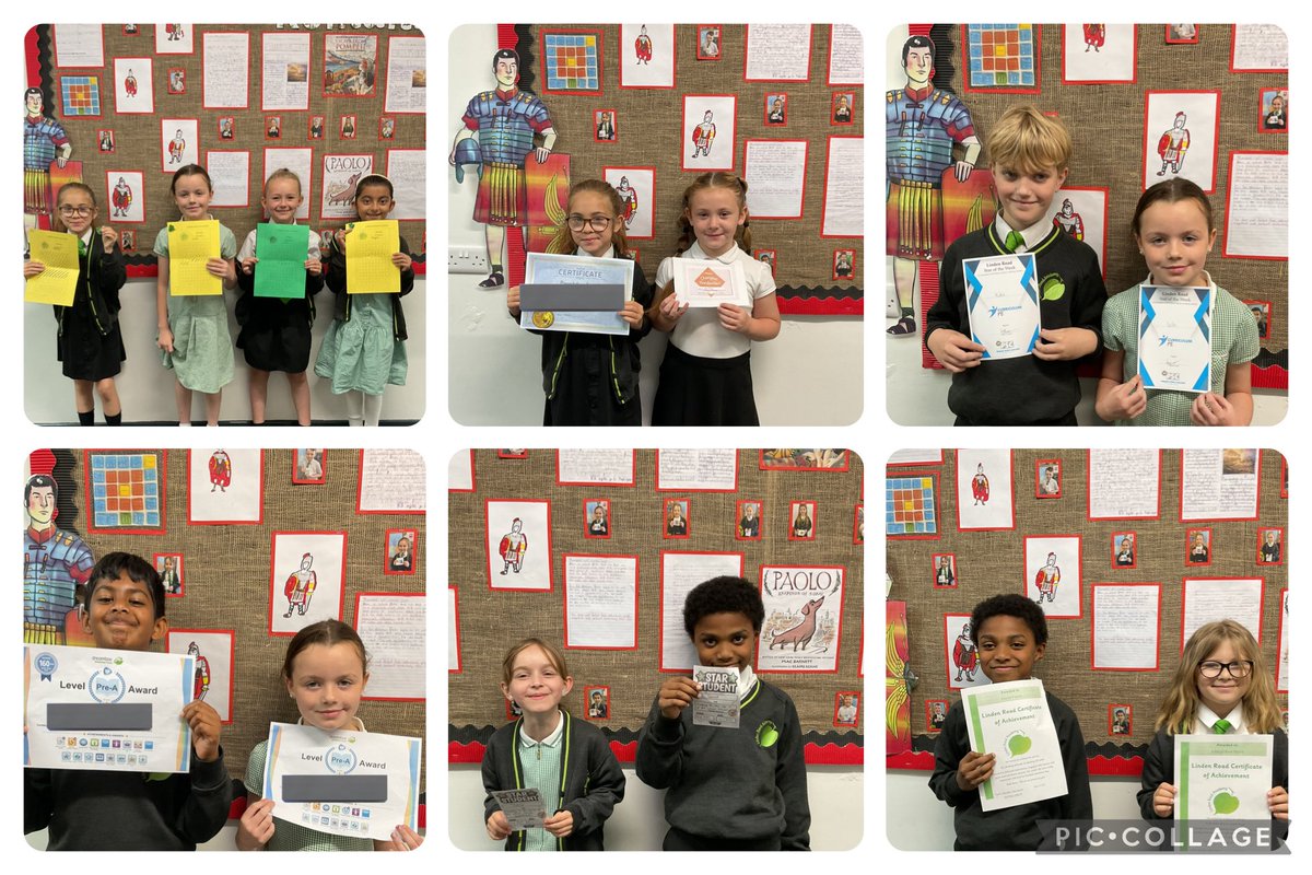 LindenRDCherry's tweet photo. Well done to our ‘Stars of the Week!’ 

#Lindenlearning #LindenRoadAcademyCherry

⭐️🥇🥈🥉🏆 https://t.co/tcZufXCVcb