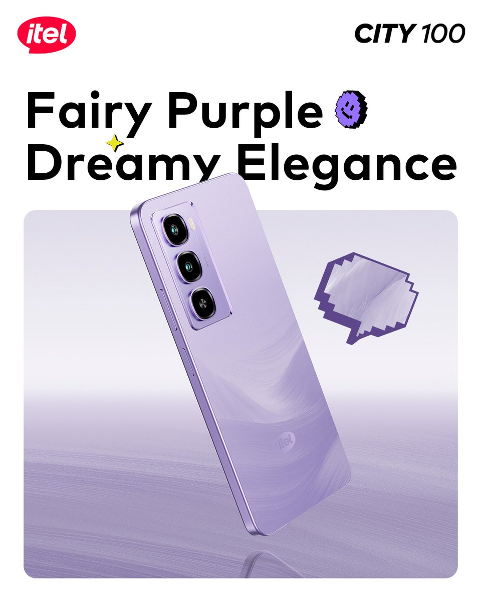 Who wants to start the week with this beaut?! 🤔💜

#itelCity100 
#FunYetStrong