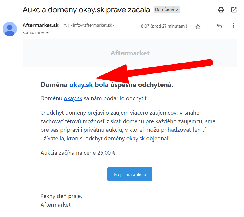 CHCETE DOMÉNU 𝐎𝐊𝐀𝐘.𝐒𝐊? ⭐ Alebo ako padajú giganti domén 🌠 

Je to len pár mesiacov, kedy skrachoval OKAY.sk. A čo ich doména? 

Dnes je v aukcii 🙂
