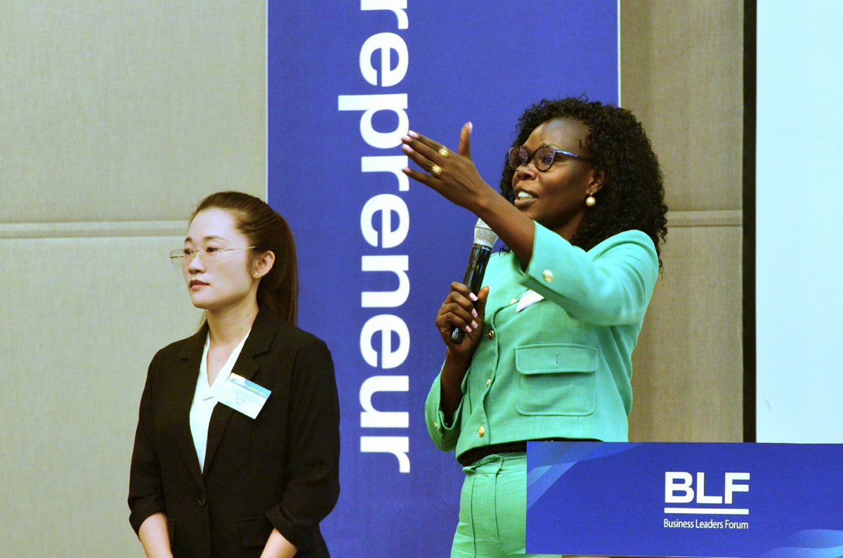Anite__Evelyn's tweet image. Today at the Business Leaders forum in South Korea 🇰🇷 I invited rich businessmen & women to come & invest in Uganda in the areas of ICT, agricultural value addition. Fellow citizens as we attract FDI in the country for job creation & wealth creation, let's be receptive to them.