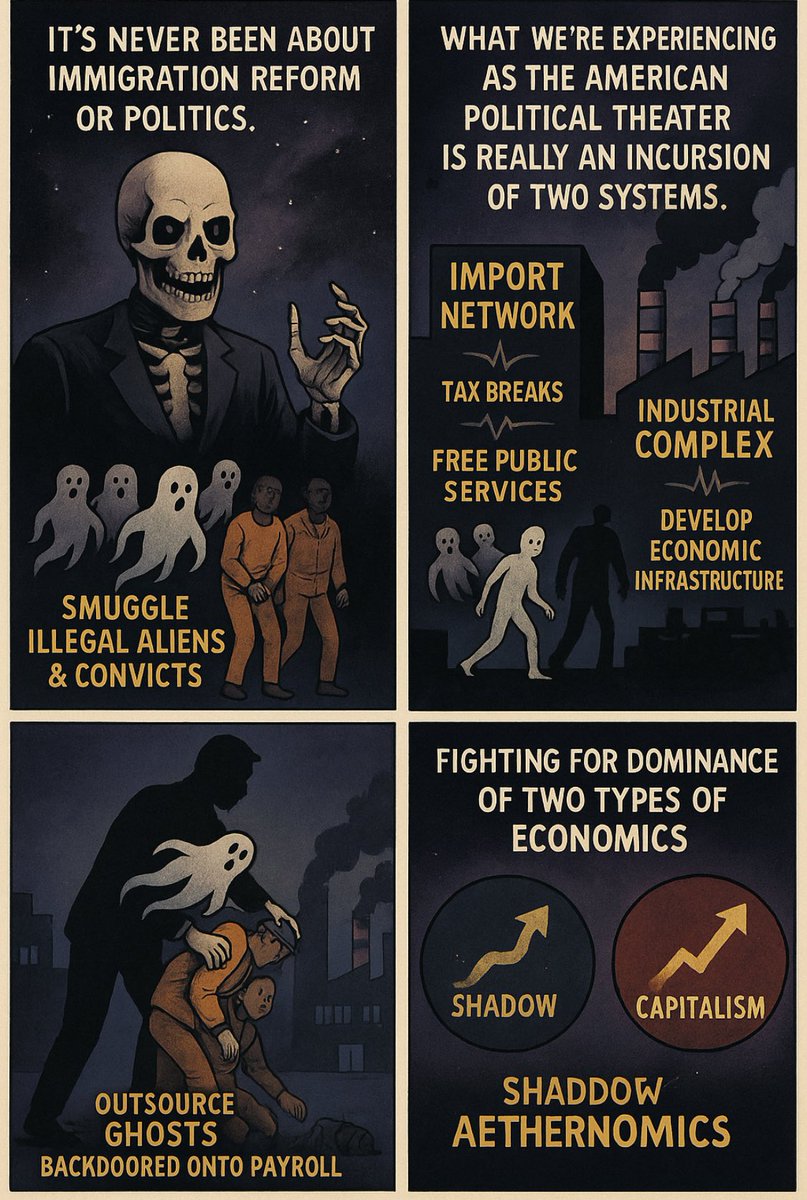 Shadow Aethernomics isn’t just dark money funneled through GDP— It almost ghosts itself by crushing the workforce underneath it.