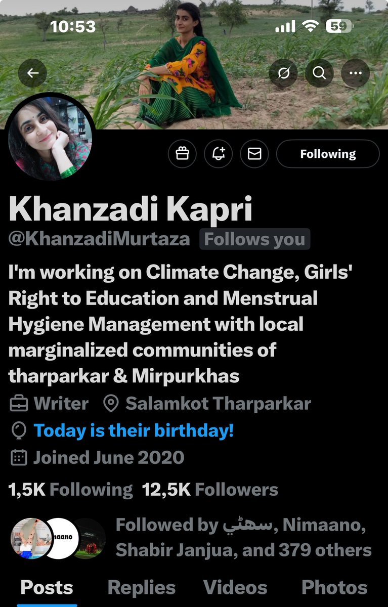 Akhtar Banbhan (@akhtarb1) on Twitter photo Happy birthday to our inspiring champion <a href="/KhanzadiMurtaza/">Khanzadi Kapri</a> ,
your fierce dedication to girls education, women empowerment and climate justice inspire us all . May this year and years to come bring strength, hope, and progress in your mission.
<a href="/PHJK_Team/">P.H.J.K Team</a> Happy birthday to our inspiring champion <a href="/KhanzadiMurtaza/">Khanzadi Kapri</a> ,
your fierce dedication to girls education, women empowerment and climate justice inspire us all . May this year and years to come bring strength, hope, and progress in your mission.
<a href="/PHJK_Team/">P.H.J.K Team</a>