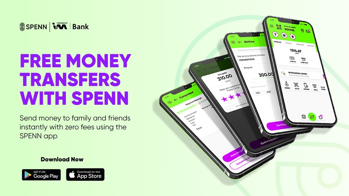 Sending money to family? Make it FREE with SPENN! 💸 No fees, no stress, just instant transfers to your loved ones. Download now!📱

#SPENN #FreeMoney #MobileTransfers #Rwanda