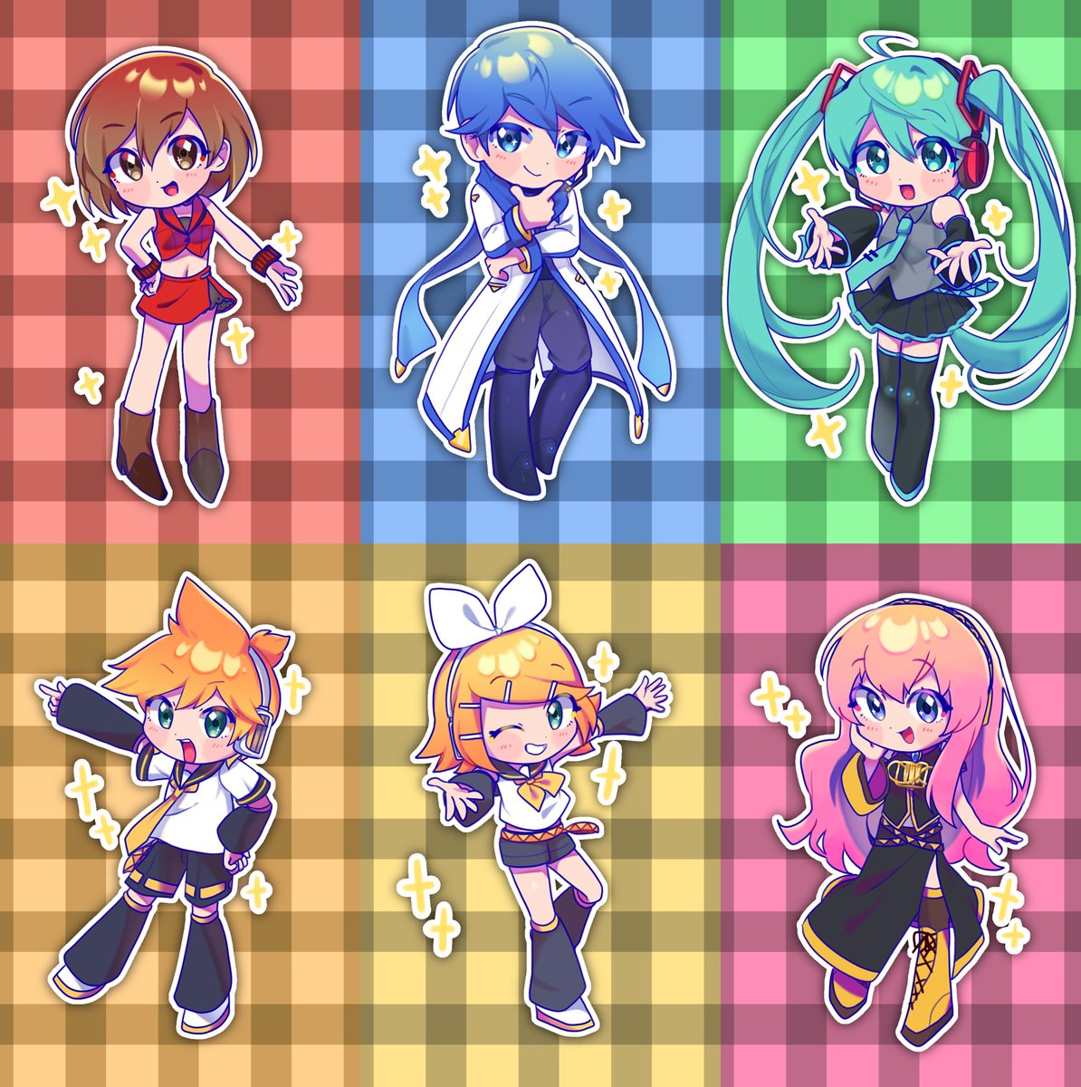 aditor_123456's tweet image. #MEIKO #KAITO #初音ミク
#鏡音レン #鏡音リン #巡音ルカ