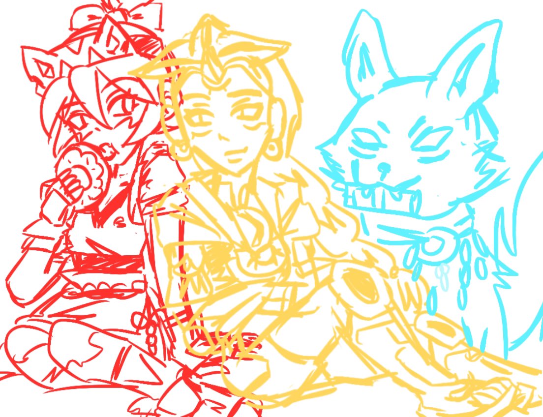 rascaltherosy's tweet image. what a cute fox #sunshrine #kiriko #illari