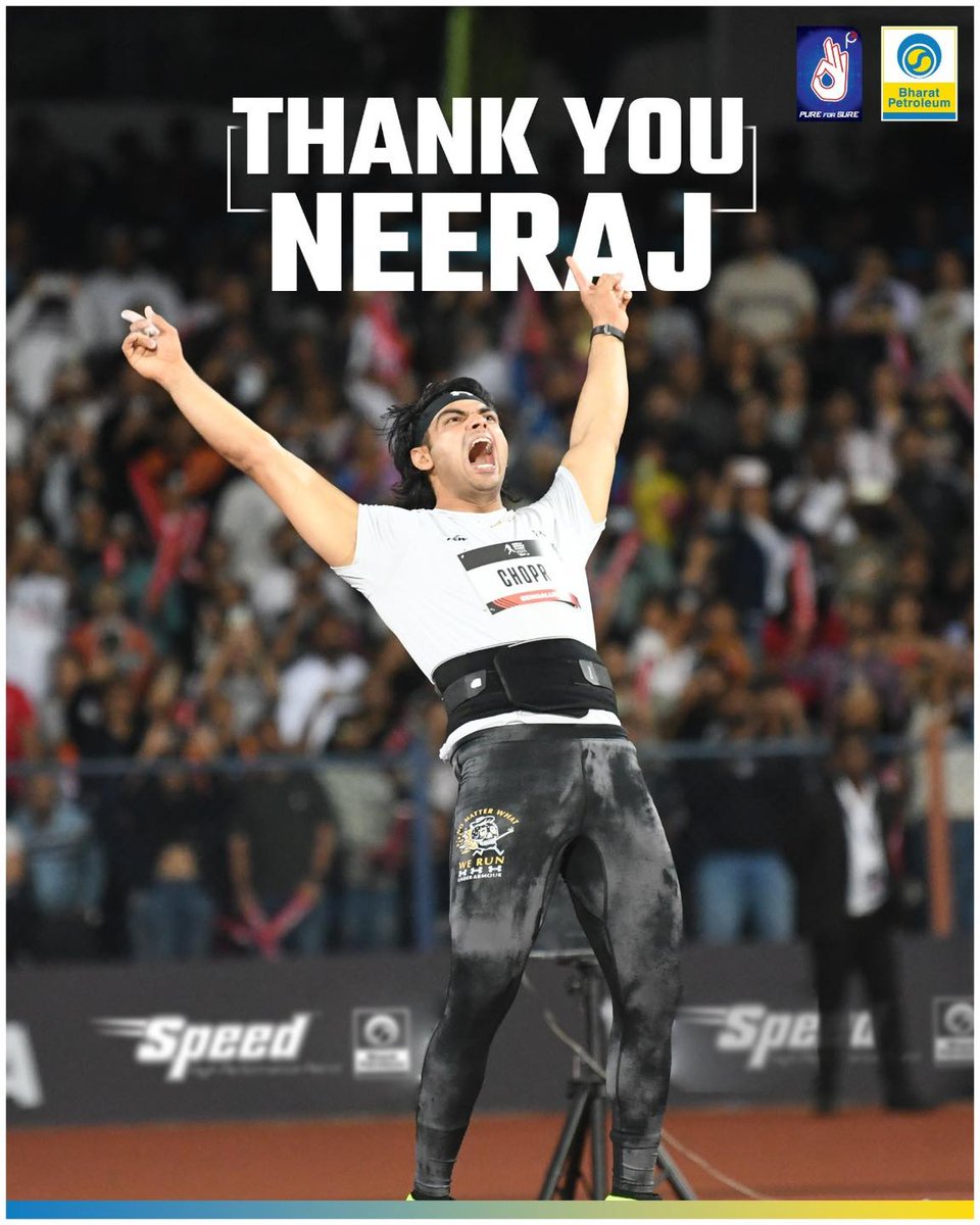 BPCL MAK Lubes (@bpclmaklubes) on Twitter photo Gratitude to our golden hero, <a href="/Neeraj_chopra1/">Neeraj Chopra</a>, for inspiring the nation once again.
We are proud to support the Neeraj Chopra Classic and sporting excellence in India.
Here’s to pushing boundaries, together.
<a href="/BPCLimited/">Bharat Petroleum</a> <a href="/DirectorM_BPCL/">Director(Marketing), BPCL</a> <a href="/cmdbpcl/">CMD BPCL</a> <a href="/PetroleumMin/">Ministry of Petroleum and Natural Gas #MoPNG</a> <a href="/BPCLLPG/">Bharat Petroleum LPG</a> Gratitude to our golden hero, <a href="/Neeraj_chopra1/">Neeraj Chopra</a>, for inspiring the nation once again.
We are proud to support the Neeraj Chopra Classic and sporting excellence in India.
Here’s to pushing boundaries, together.
<a href="/BPCLimited/">Bharat Petroleum</a> <a href="/DirectorM_BPCL/">Director(Marketing), BPCL</a> <a href="/cmdbpcl/">CMD BPCL</a> <a href="/PetroleumMin/">Ministry of Petroleum and Natural Gas #MoPNG</a> <a href="/BPCLLPG/">Bharat Petroleum LPG</a>
