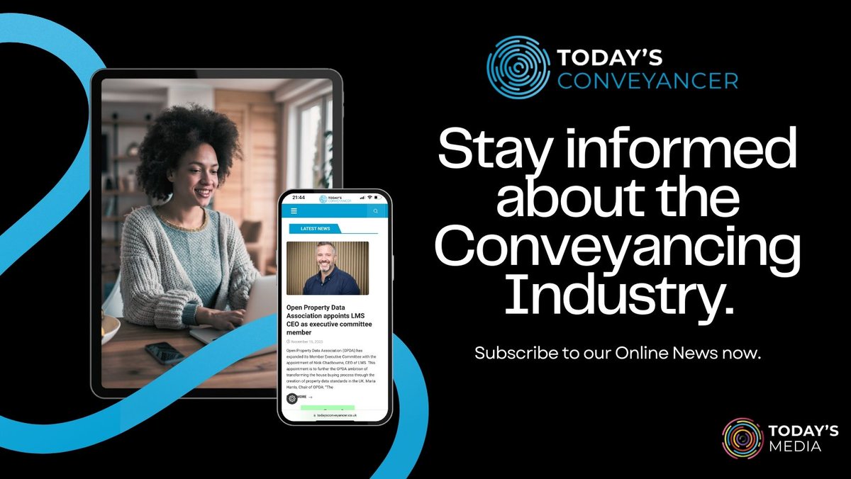 Today's Conveyancer is the go-to source for all the latest news and updates about the conveyancing industry! 

With established links to regulators, representative bodies, suppliers, and of course conveyancers, you can count on the site for valuable insight, best practice,