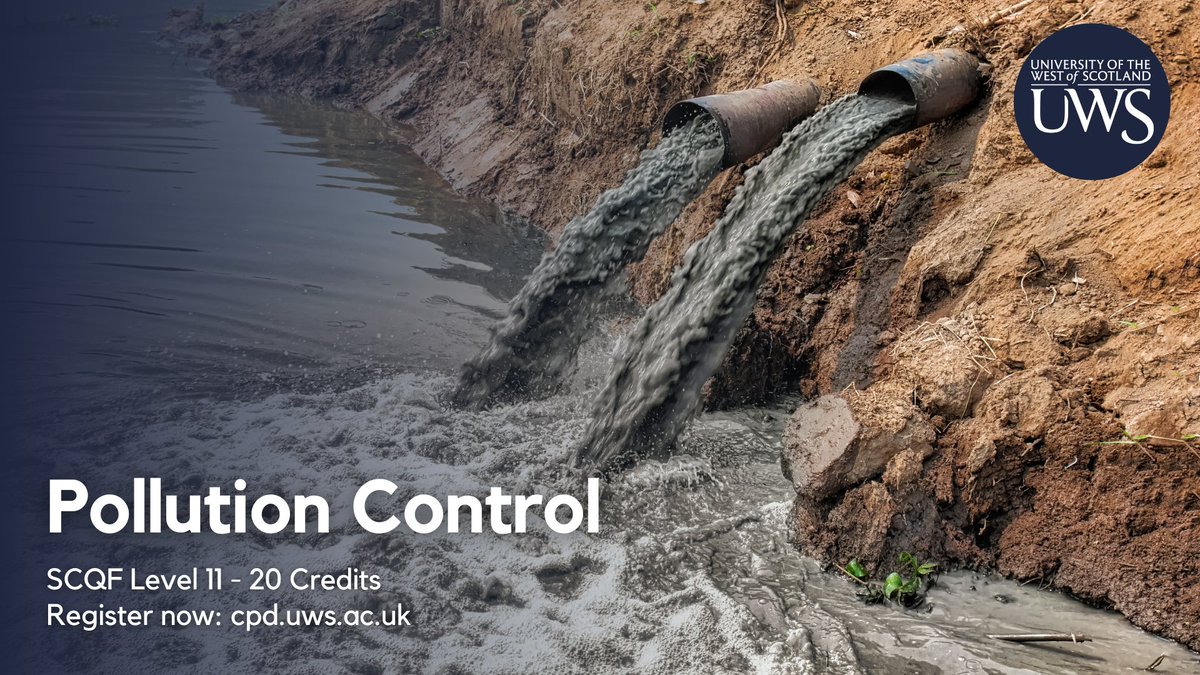 Our Pollution Control short-course allows participants to gain in-depth knowledge on combating pollution and implementing sustainable prevention and reduction practices.

Apply online - Funding available*: bit.ly/3z2n5wk 

#EnvironmentalManagement #Sustainability