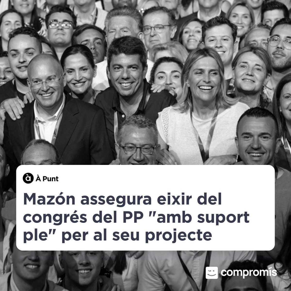 El problema no és només Mazón.
El problema és la indignitat de tot el PP.

Però els valencians no oblidarem la negligència d'aquell que els va abandonar mentre morien 228 persones.