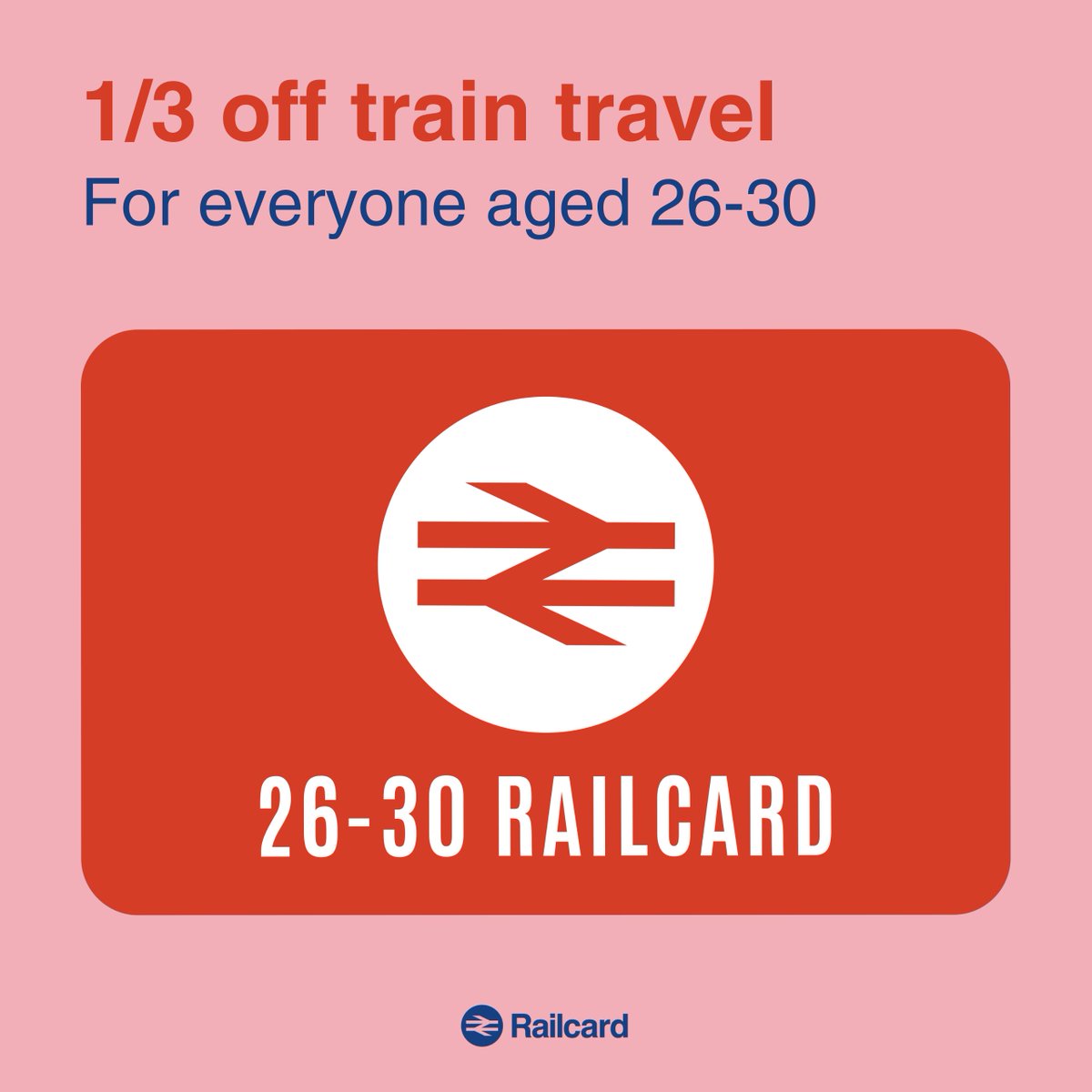 _Railcards's tweet image. Make the most of summer days out with the 26-30 Railcard! βοΈποΈ
Enjoy up to 1/3 off rail fares across Britain - whether it's beach days, city breaks or countryside escapes, save while you explore. ππ
Grab yours π orlo.uk/JlmEM