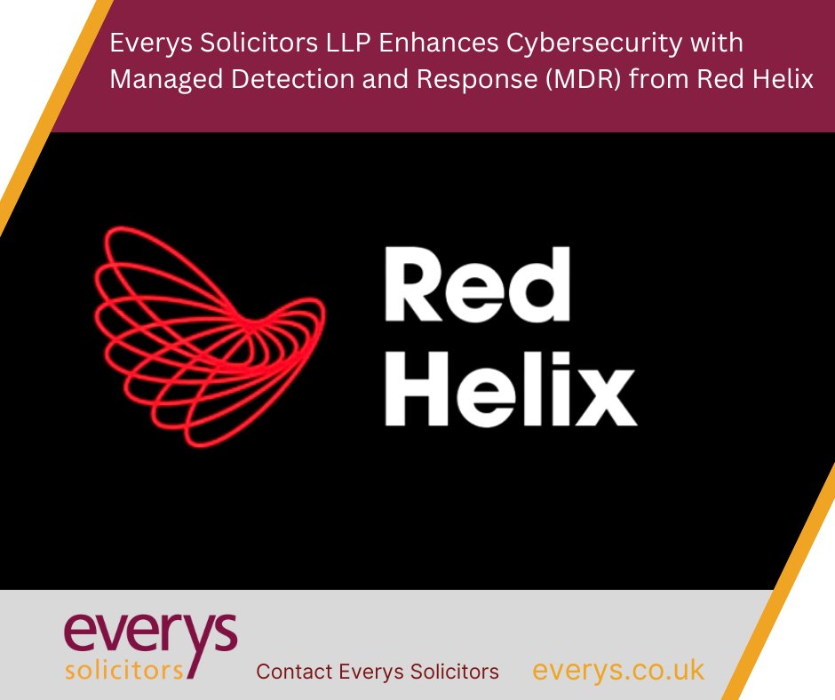 We’ve partnered with @RedHelixUk to implement MDR — a 24/7 cybersecurity solution that helps us detect threats before they become incidents.

🛡️ Learn more about how MDR is helping us stay ahead of cyber risks: ow.ly/GRF850WltSG

#WeAreEverys #CyberSecurity #MDR #RedHelix