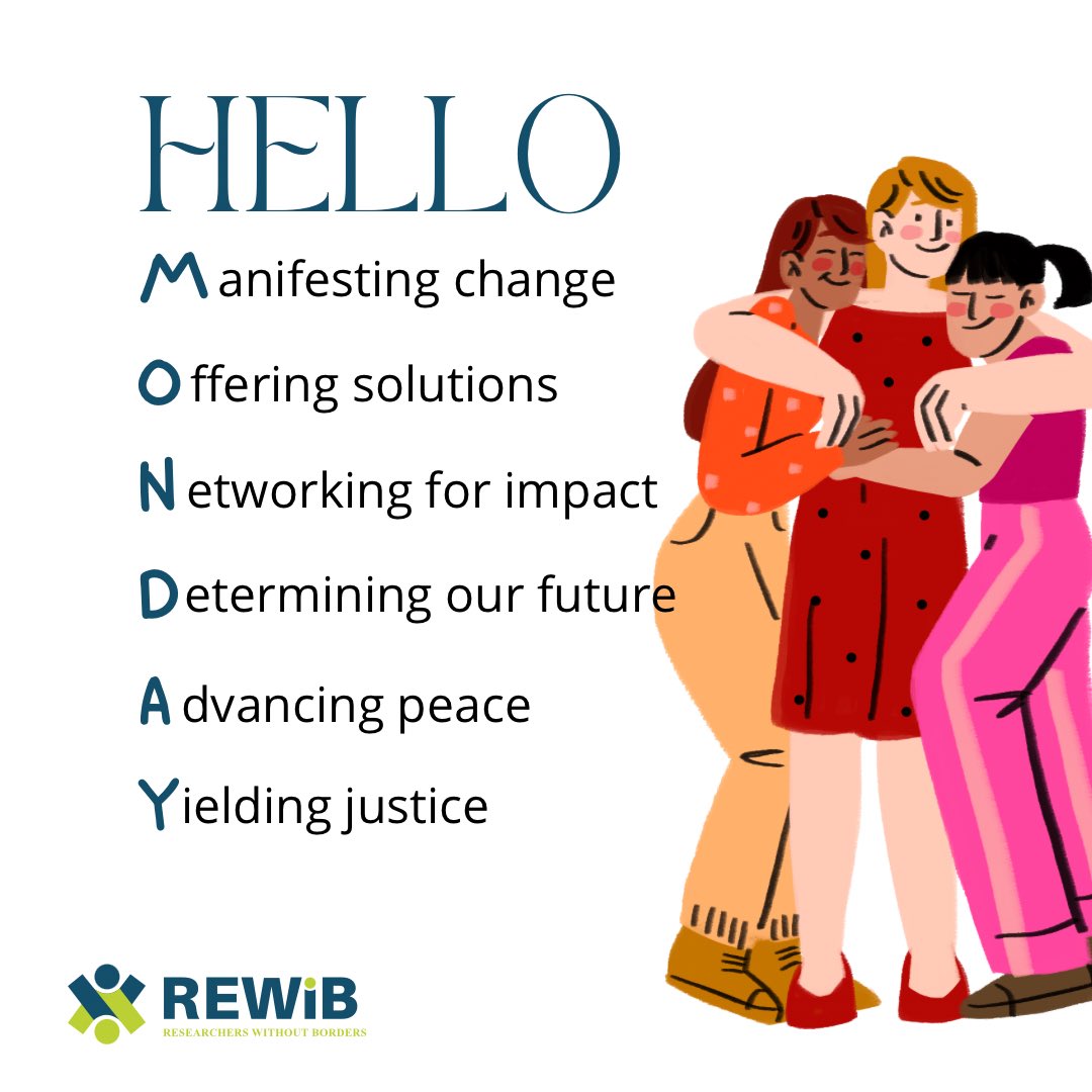 Monday is a reminder that each week is a new chance to champion women’s rights and foster peace. Let’s draw strength from our collective efforts, pushing forward with determination and hope for a lasting impact!