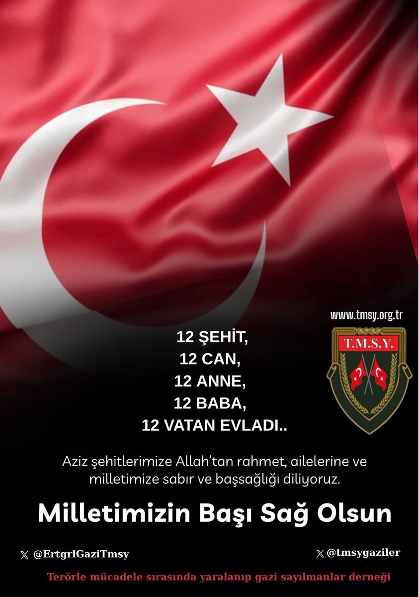 Emin Müçük (@tmsyemin) on Twitter photo <a href="/TmsyGaziler/">T.M.S.Y GAZİ SAYILMAYANLAR</a> <a href="/ErtugrlGaziTmsy/">ERTUĞRUL GAZİ DEMİR</a> <a href="/AliErcanAHN1/">TMSY Ali Ercan ŞAHİN</a> <a href="/AytekinBaser69/">Tmsy aytekin baser</a> <a href="/Serhat4826/">TMSY Serhat</a> <a href="/Selimaltunn28/">TMSY SelimAltun</a> <a href="/TrkayKat/">Türkay Katı</a> <a href="/kaniuysal/">T.M.S.Y Kani UYSAL</a> <a href="/rahmi814/">TMSY Rahman Kangal</a> <a href="/Mehmetd71859883/">TMSY Mersn_ M.D</a> <a href="/MehmetAcar5590/">Tmsy Mehmet Acar</a> <a href="/hepburdakal06/">TMSYCengiz</a> <a href="/TmsyGaziler/">T.M.S.Y GAZİ SAYILMAYANLAR</a>
Pençe-Kilit Harekât bölgesinde sürdürülen arama tarama faaliyetleri sırasında metan gazına maruz kalarak şehit olan kahraman Mehmetçiklerimize Allah’tan rahmet, ailelerine sabır diliyoruz.
🇹🇷 Milletimizin başı sağ olsun 🇹🇷
<a href="/TmsyGaziler/">T.M.S.Y GAZİ SAYILMAYANLAR</a>
<a href="/ErtugrlGaziTmsy/">ERTUĞRUL GAZİ DEMİR</a> r <a href="/TmsyGaziler/">T.M.S.Y GAZİ SAYILMAYANLAR</a> <a href="/ErtugrlGaziTmsy/">ERTUĞRUL GAZİ DEMİR</a> <a href="/AliErcanAHN1/">TMSY Ali Ercan ŞAHİN</a> <a href="/AytekinBaser69/">Tmsy aytekin baser</a> <a href="/Serhat4826/">TMSY Serhat</a> <a href="/Selimaltunn28/">TMSY SelimAltun</a> <a href="/TrkayKat/">Türkay Katı</a> <a href="/kaniuysal/">T.M.S.Y Kani UYSAL</a> <a href="/rahmi814/">TMSY Rahman Kangal</a> <a href="/Mehmetd71859883/">TMSY Mersn_ M.D</a> <a href="/MehmetAcar5590/">Tmsy Mehmet Acar</a> <a href="/hepburdakal06/">TMSYCengiz</a> <a href="/TmsyGaziler/">T.M.S.Y GAZİ SAYILMAYANLAR</a>
Pençe-Kilit Harekât bölgesinde sürdürülen arama tarama faaliyetleri sırasında metan gazına maruz kalarak şehit olan kahraman Mehmetçiklerimize Allah’tan rahmet, ailelerine sabır diliyoruz.
🇹🇷 Milletimizin başı sağ olsun 🇹🇷
<a href="/TmsyGaziler/">T.M.S.Y GAZİ SAYILMAYANLAR</a>
<a href="/ErtugrlGaziTmsy/">ERTUĞRUL GAZİ DEMİR</a> r