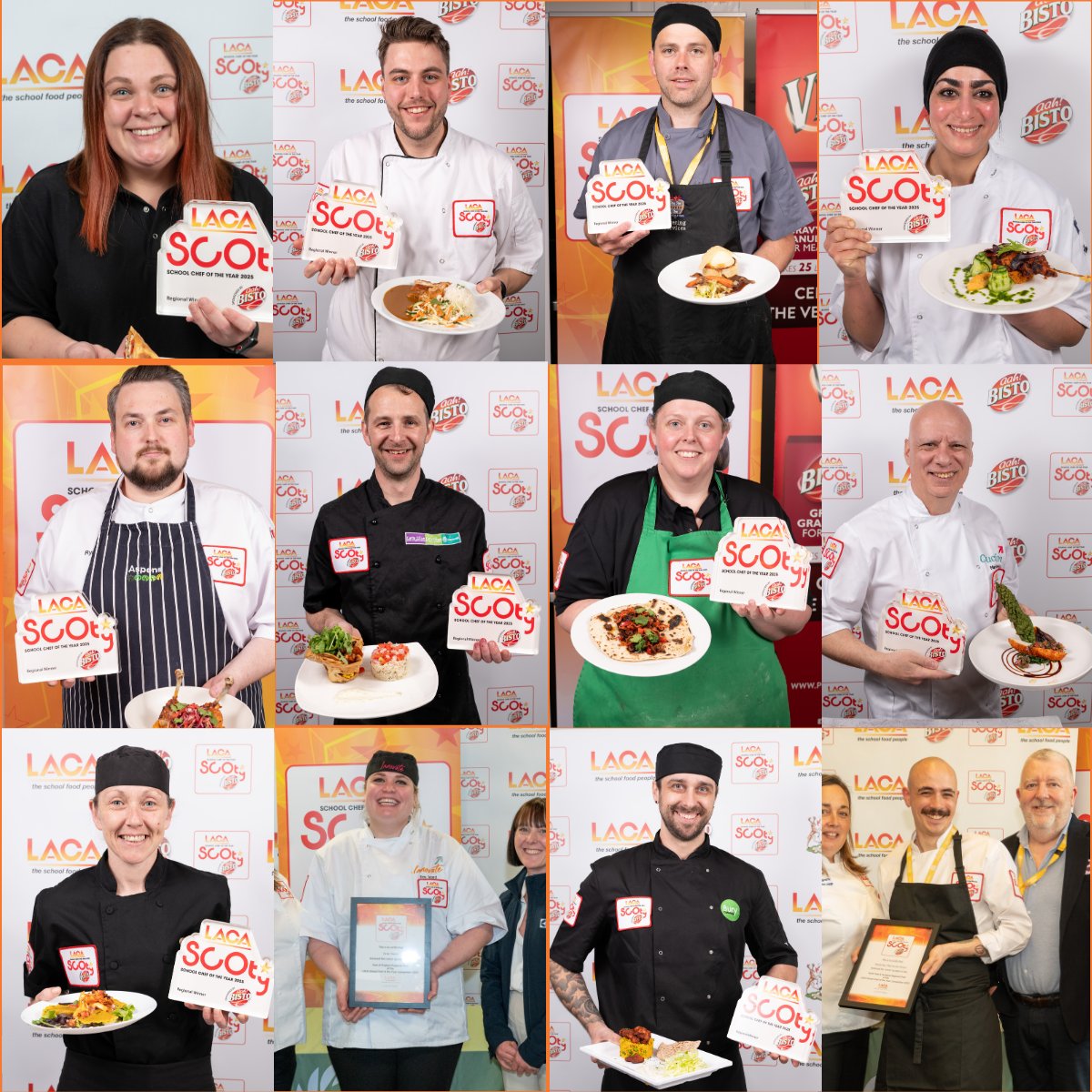 PSCMagazine's tweet image. 🎉 The countdown is ON! 🎉 The LACA School Chef of the Year 2025 national final kicks off tomorrow! 👨🍳👩🍳
Twelve incredible finalists will battle it out for the £1,000 prize, a prestigious trophy, and the title of #SCOTY 2025 Champion 🏆
publicsectorcatering.co.uk/news/countdown…