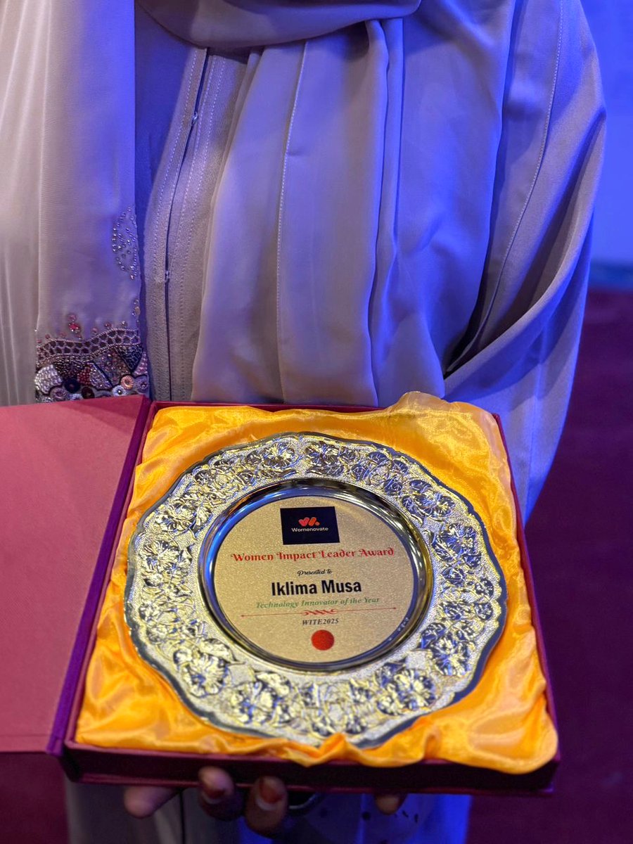 iklima__musa's tweet image. An honour to be recognized at the Women in Technology and Engineering Summit &amp;amp; Awards held on June 30th, 2025, in the midst of some of the brightest technologists, scientists, engineers, and innovators and to be seen, acknowledged, and celebrated is deeply humbling.