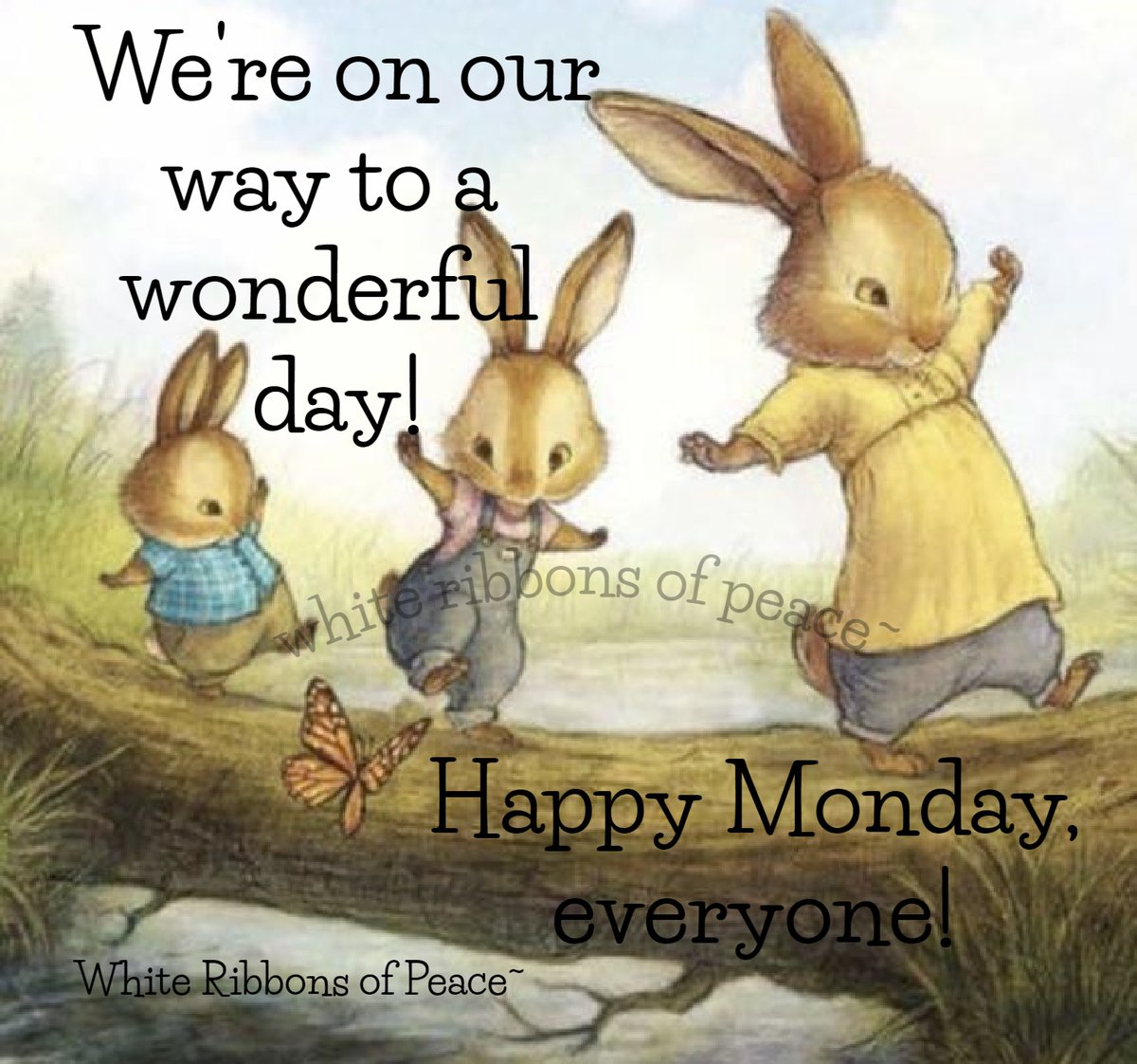 Happy Monday! Vacations and summer camp are in full swing. School buses are taking kids here and there. Skating &amp; bowling places seem popular. Not a bad indoor option for adults either. Humidity can be oppressive in July - grateful for A/C! Enjoy today! 🐰