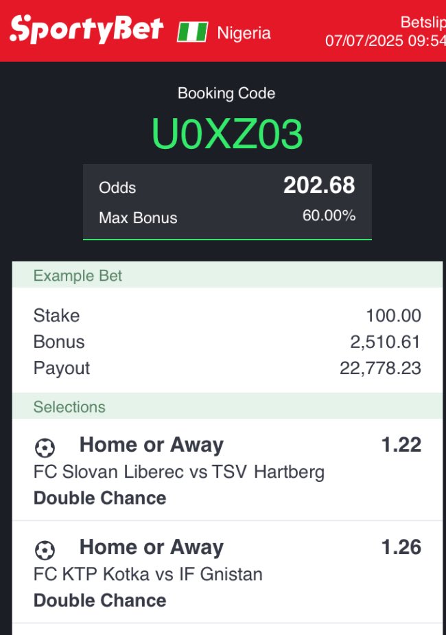 200 Odds 👉 U0XZ03