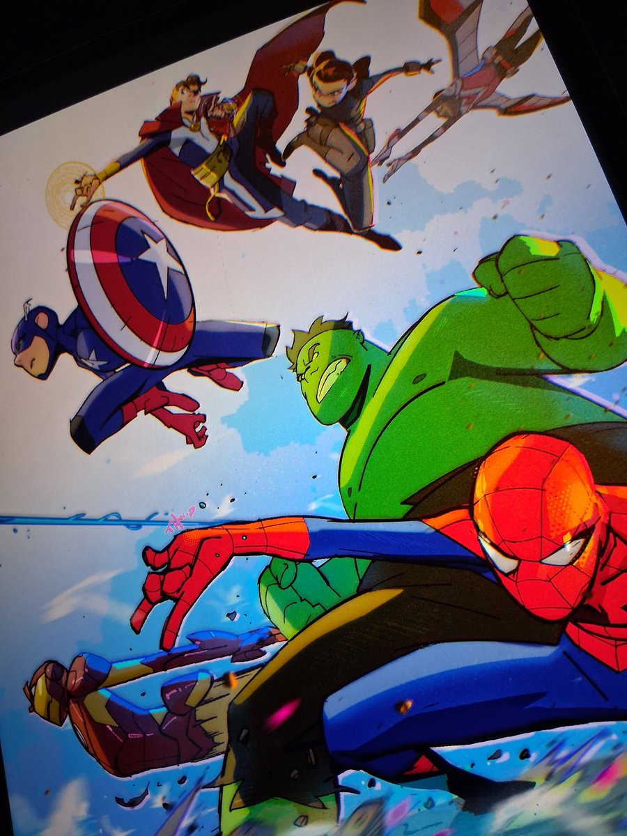 Screenshot of a pint-sized version of something Im calling..
The MIGHTY
#AVENGERS #marvel