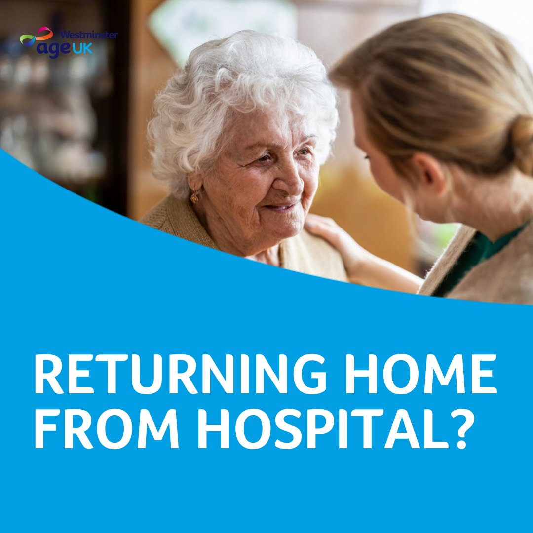 Returning home from hospital? Our Post-Discharge Support helps with shopping, medication, and emotional wellbeing. Refer someone: ageuk.org.uk/westminster/ou…