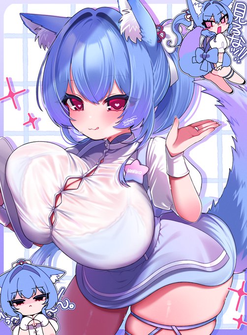 さま~♡おきつねうぇいとれす.ᐟ.ᐟ 