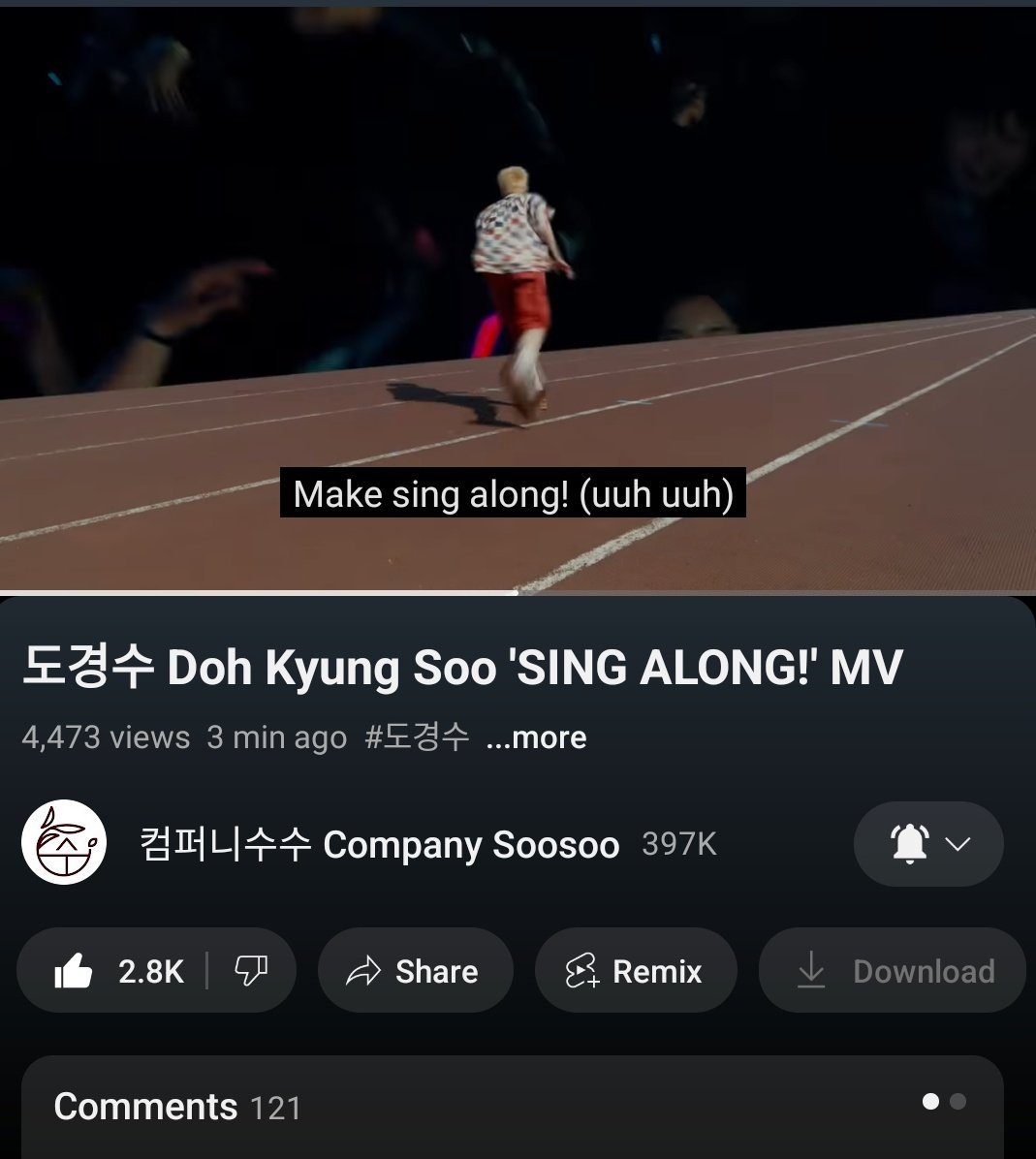 Love10Korean's tweet photo. @companysoosoo_ #DOHKYUNGSOO_BLISS
#SING_ALONG_OUTNOW
#BLISS_도경수_SING_ALONG
#SING_ALONG_with_도경수
@companysoosoo_ https://t.co/88pzQcuK3K