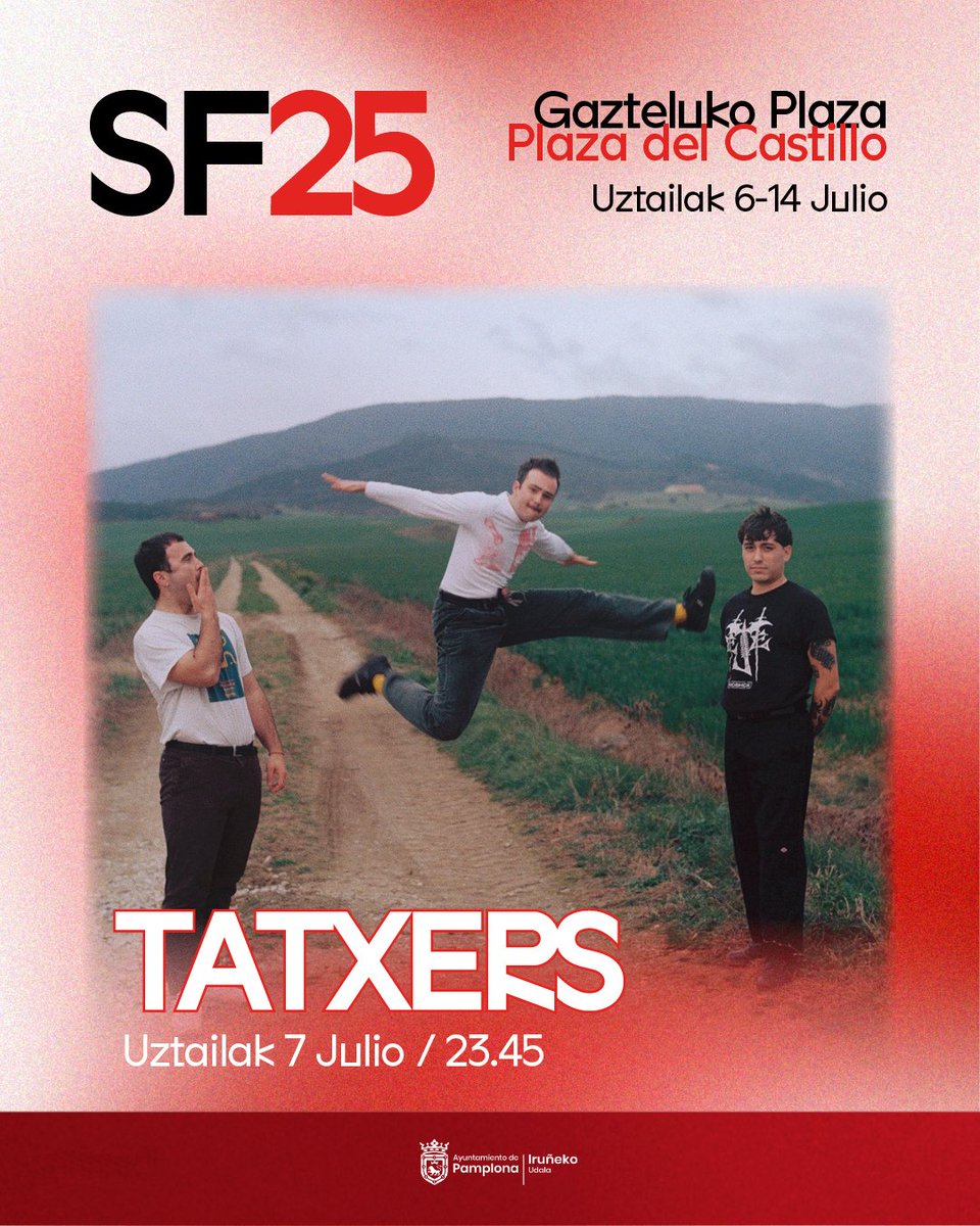 🎤​🎶​ Kaotiko repasará sus veinticinco años de punk rock euskaldun en su concierto de este lunes en la Plaza del Castillo

#Sanfermines2025 #SanferminesPamplona

🔎 +INFO: pamplona.es/actualidad/not…
