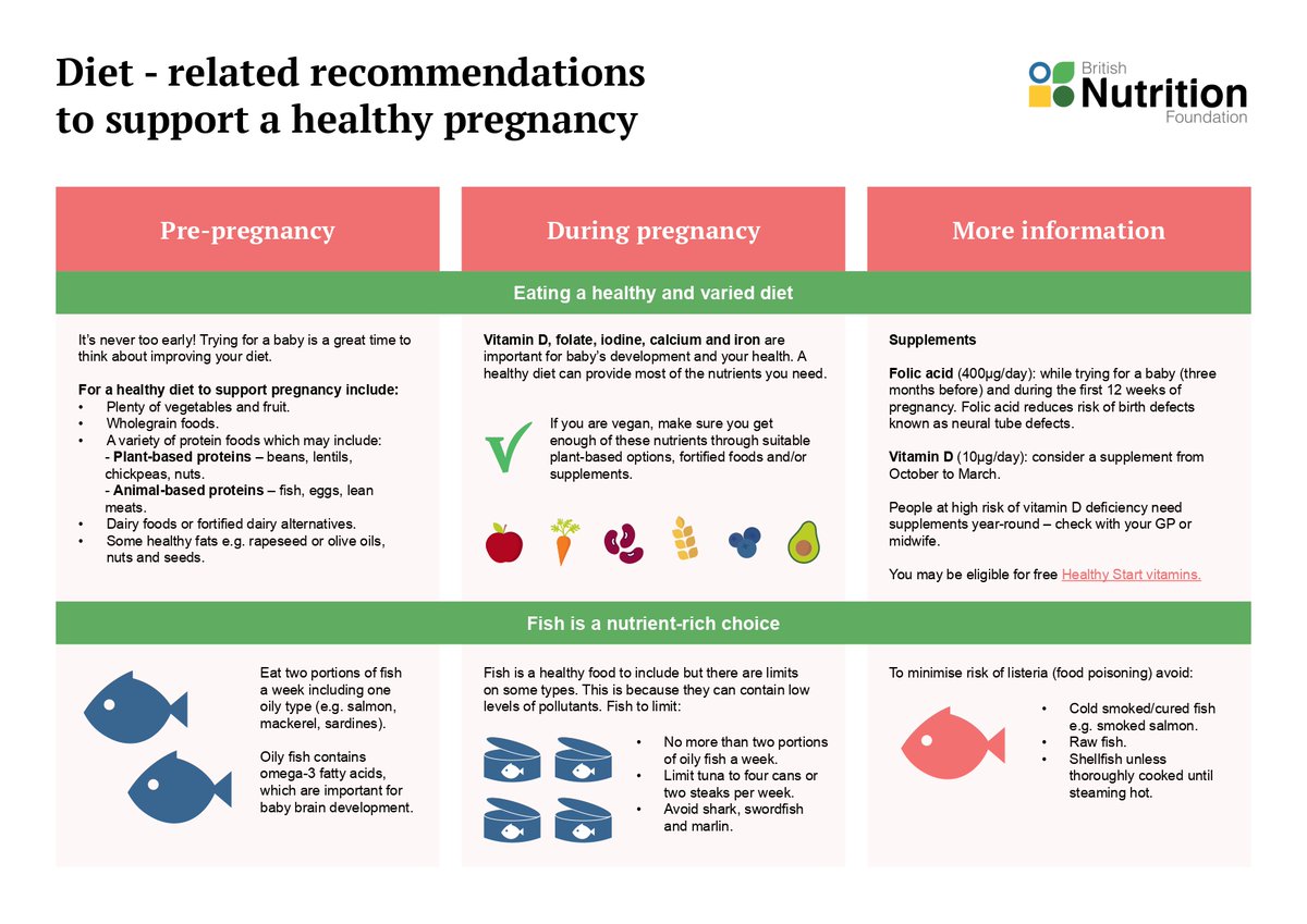 NutritionOrgUK's tweet image. 1⃣Today, we are proud to launch the briefing paper- Diet in Pregnancy.
The paper combines the findings of academic research and recommendations from authoritative institutions, into a roadmap for good nutrition for parents and their babies, from preconception through pregnancy.