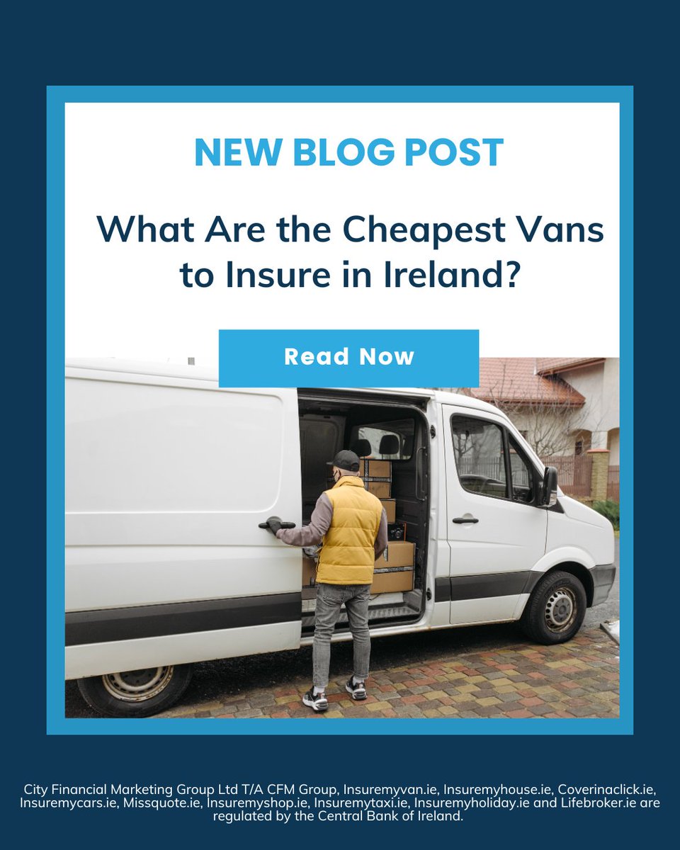 Looking to save on van insurance? 🤔 Some vans are cheaper to insure than others — and we’ve rounded up the most affordable options in Ireland.
👉 insuremyvan.ie/blog/what-are-…

#insuremyvan #newarticles #irishdaily #truckdriverlife #ad