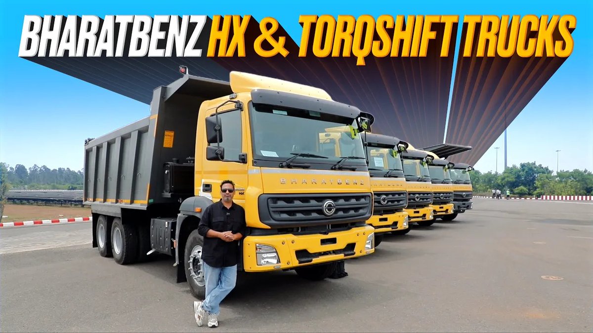 Automatic Truck Driving Experience 😱 – BharatBenz HX &amp; TorqShift Series

Smooth gear shifts, powerful engines, and rugged builds—how do these trucks perform in real mining and construction zones?

youtu.be/u9IbedHt7q4?fe…

#BharatBenz #TorqShift #AutomaticTrucks #MiningTrucks