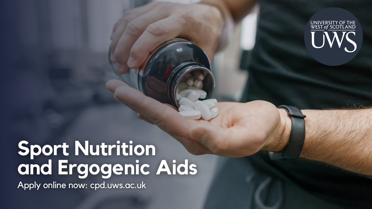 Explore nutritional strategies to improve exercise performance and recovery with our Sport Nutrition and Ergogenic Aids short course.

Register now for Feb 2025: bit.ly/3yZrBM9 

#SportsNutrition #Nutrition #CPD