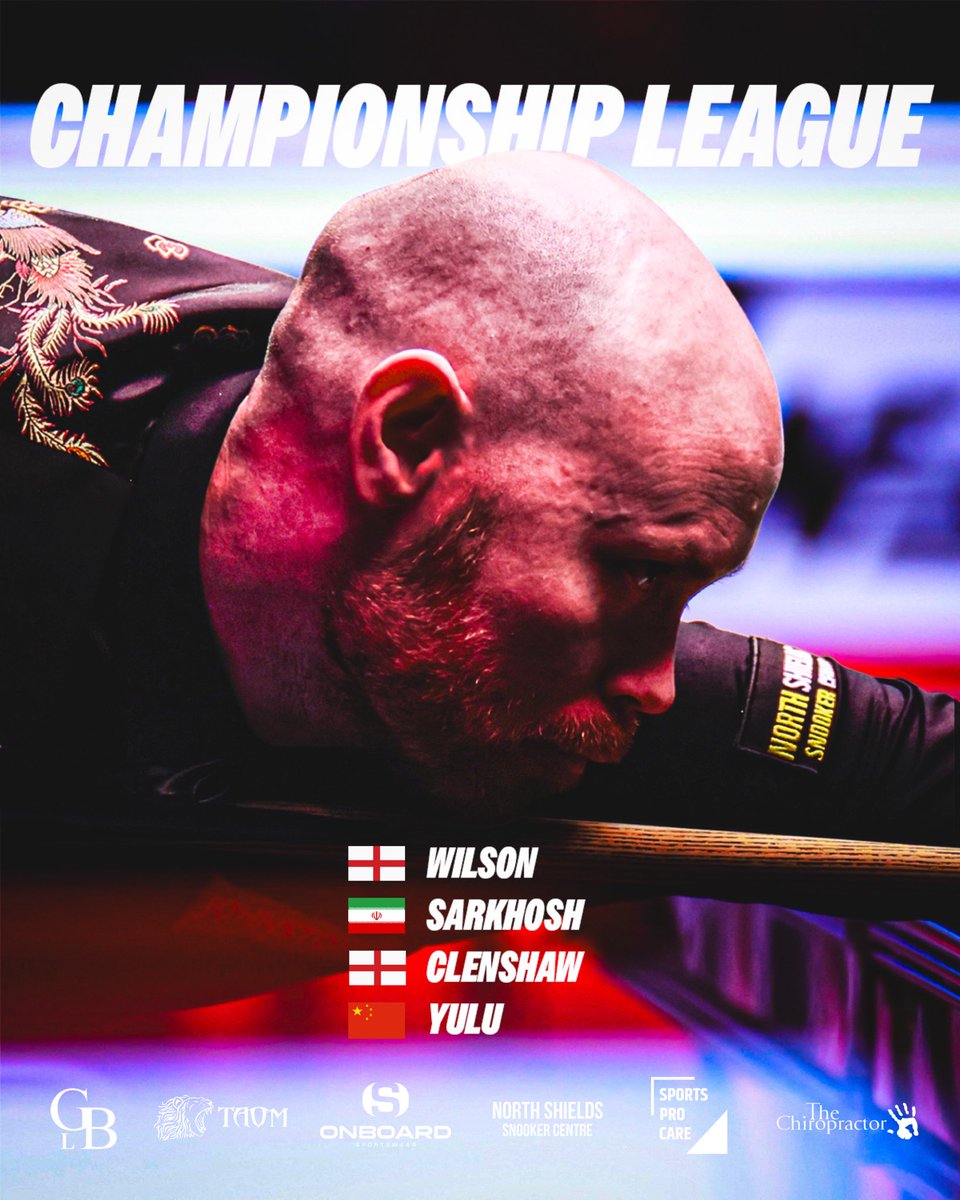 Gary Wilson (@gary_wilson11) on Twitter photo Championship League action today π
Thank you <a href="/paulrinaldi147/">Paul Rinaldi</a> <a href="/JamesHair33/">James Hair</a> <a href="/SportsProCare1/">SportsProCare</a> <a href="/taombilliards/">Taom Billiards</a> <a href="/GreenBaizeLtd/">Green Baize Ltd</a> Championship League action today π
Thank you <a href="/paulrinaldi147/">Paul Rinaldi</a> <a href="/JamesHair33/">James Hair</a> <a href="/SportsProCare1/">SportsProCare</a> <a href="/taombilliards/">Taom Billiards</a> <a href="/GreenBaizeLtd/">Green Baize Ltd</a>
