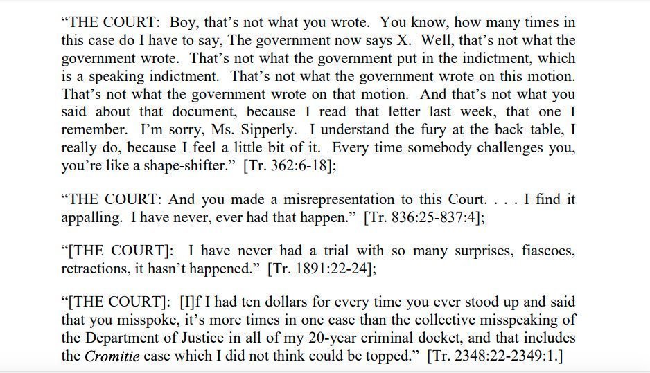 Matt Connolly (@mconnollyittm) on Twitter photo <a href="/EagleEdMartin/">Eagle Ed Martin</a> Juries are misled all the time. Garbage in = Garbage out trials. I roll my eyes at those refusing to believe that. My judge let my railroading roll all the way over me. FULL exposure was only thing that saved me. Read what SDNY chief judge let happen my whole case. Her words👇👇 <a href="/EagleEdMartin/">Eagle Ed Martin</a> Juries are misled all the time. Garbage in = Garbage out trials. I roll my eyes at those refusing to believe that. My judge let my railroading roll all the way over me. FULL exposure was only thing that saved me. Read what SDNY chief judge let happen my whole case. Her words👇👇
