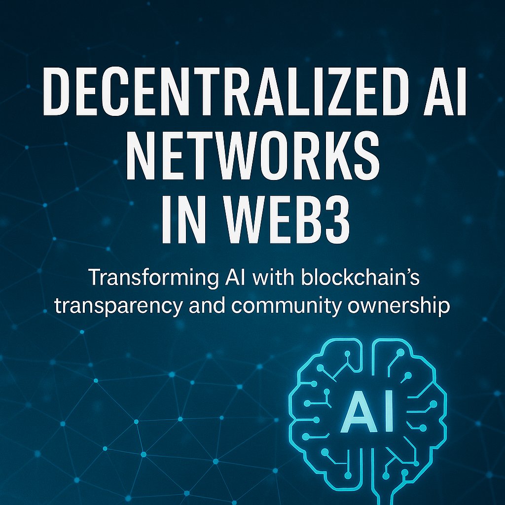 TECHHYVC's tweet image. ✅ Trend Spotlight: Decentralized AI Networks in Web3
The future of Web3 is getting smarter. One of the most exciting trends for 2025? Decentralized AI networks—merging blockchain’s transparency with AI’s intelligence. These systems empower AI models trained on distributed…