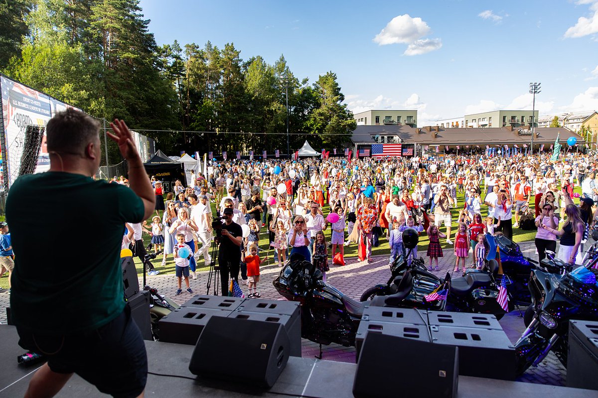 ❤️🤍💙 What an absolutely amazing U.S. Independence Day Celebration 2025 | July 4th! 

👏👏👏 Our hearts are full after welcoming an incredible gathering of over 5 000 attendees!

#AmChamLT #AmChamLithuania #July4th #USIndependenceDay2025