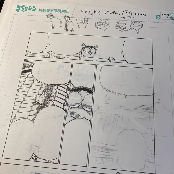 【祝】担当さんから連絡がありまして、なんと単行本『プ～ねこ』8、9、10巻の重版が決まりました。とくに8、9巻は発売当初から入手困難な状態が続いていたので作者としても大変うれしいです。ご注文はお近くの書店で、8月上旬より順次店着の予定だそうです。やったー 