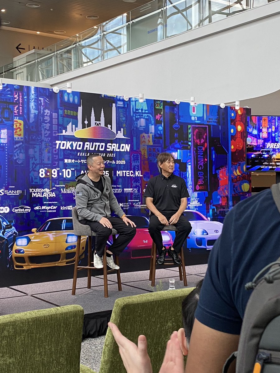 voxtapose's tweet photo. Sekitar Press Conference Tokyo Auto Salon KL 2025. Banyak benda best!
#voxtapose #taskl https://t.co/UOqoUPKuDw